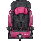 Evenflo Advanced Chase Lx Harness Booster Seat | Simple Adjustability with Upfront Harness Fitting a