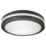 Lithonia Lighting OLCFM 15 DDB M4 LED Outdoor Ceiling Mount Porch Light, Bronze [並行輸入品]