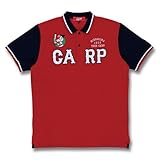 アップリケポロシャツ（赤） 広島東洋カープ 2018年新グッズ サイズO(XL)