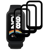 対応 Xiaomi Smart Band 9 active フイルム【3枚セット-高 品質】Xiaomi Smart Band9 active 保護 フィルム 画面保護シート 液晶シール カバー 液晶保護 ソフト 【 PET複合材 炭素繊維 3D曲面カバー 耐衝撃 超薄 気泡ゼロ 高感度 撥油性 指紋防止 超耐久 】 TZ-BMBAND9A