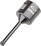 1/4" DAMO Dry/Wet Diamond Core Drill Bit for Concrete/Granite/Stone/Hole Saw [並行輸入品]