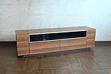 ローボード TVボード ボード テレビボード 幅160cm カラー：ミディアムブラウン