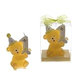Lunaura Baby Keepsake - Set of 12 Teddy Bear 1st Birthday Candle by Lunaura [並行輸入品]
