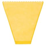 フラワーラッピングバッグ 不織布 ブーケ用 イエロー (10枚) FFY-HBS