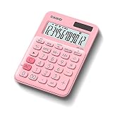 カシオ カラフル電卓 ペールピンク 12桁 ミニジャストタイプ MW-C20C-PK-N