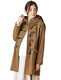 Angeliebe エンジェリーベ ママコート ダッカー 付 ウール 混 メルトン ダッフル アウター 裏地付 マタニティ M キャメル 21172 21172160