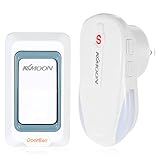 KKmoon　ドアチャイム ワイヤレス　デジタルスマートディンドンドアベル　受信機＋送信機＋28曲のチャイムズソング選択可　音量調整可　家庭安全守り