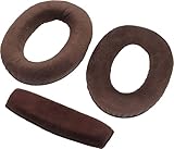 オーディオファン 交換用イヤーパッド SENNHEISER HD515用 ゼンハイザー (HD555 / HD595 / HD518 / HD598 / HD598SE / HD598CS など) ブラウン イヤークッション 1ペア