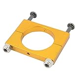 DIYクワッドローターイエロー用DealMux CNCアロイ20ミリメートルチューブブームマウントモータークランプ
