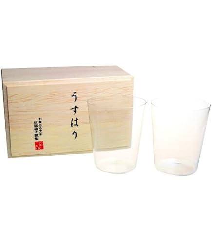〇〇 ロックグラス うすはりグラス オールド L 2個セット 箱入り 2871020 Amazon | うすはりグラス うすはりオールドL(桐箱入り2個セット