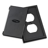 LectraLock - Baby Safety Electrical Outlet Cover - Duplex Style (single screw type) - Flat Cover by 