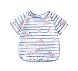 スタイリッシュな実用的な赤ちゃんの防水給餌ビブ、スイカ、110-120センチメートルの高さ