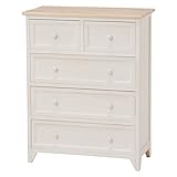 チェスト 白 木製 シャビーウッドファニチャー チェスト MCH-5276NAW