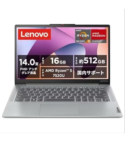 Amazon.co.jp: Lenovo IdeaPad Slim 170 ノートパソコン (14.0インチ 