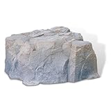DekoRRa 111-RB Artificial Rock Riverbed-Brown - Covers Septic Lids Up To 14in High