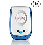 【1個入り】 ネズミ対策！強化版 二代目 超音波害虫駆除機 360°シャットアウト 電磁波＋2種類超音波 ネズミやゴキブリ害虫に有効・全米大ヒット 子供やペットにも安心 ねずみ退治 ねずみ対策器