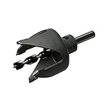 STAR-M 家具・建具 No.12T 超硬ロックオーガーカップ型 ホールソータイプ 54mm 三本溝9mm 12T-540 [ ドアノブ取り付け用の穴あけに ] スターエム 三冨D