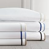 Green King Sheet Set (Wedgwood Double Banded) [並行輸入品]