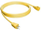 Stanley 33087 Grounded Outdoor Extension Power Cord, 8-Feet, Yellow [並行輸入品]