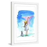Marmont Hill Reach For The Stars Framed壁アート 12x18 MH-PHYHAR-30-WFP-18