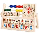 【四葉堂オリジナル】木のおもちゃ知育玩具セット 足し算 アルファベット 3歳から (知育玩具)