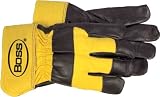 Boss Gloves 4058L Sheepskin Leather Palm Glove, Large, Black by Boss Gloves