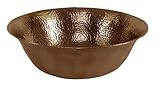 Barclay 6841-AC Above Counter Basin, Antique Hammered Copper by Barclay