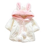 幼児新生児ベビー長袖コットンパッド暖かいカジュアルコートアウター服 12-18 Months ホワイト GO11BK0747