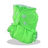 AppleCheeks 2-Size Envelope Cloth Diaper Cover (Size 2 (18-35+ lbs), Watt on Earth) by Apple Cheeks
