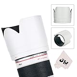 JJC レンズフード 白 花形 Canon EF 70-200 f2.8l IS II USM & Canon EF 70-200mm f2.8L IS III USM レンズ 用 ET-87 互換