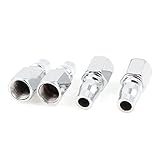 4X M12スレッドPH20管継手エアクイックカプラーホース口コネクタ