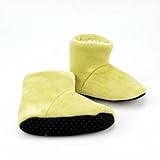 桜の雪　ベビールームシューズ　滑り止め　防寒対策 男女共用 (グリーン)