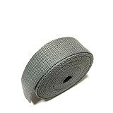 ECOKIJI(エコキジ)薄手 カバンテープ 厚み約1.4mm 綿ぽいポリエステル(幅32mm(長さ5m)グレー(KTS32GY5)
