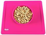 Placemat and Plate Suction Silicone by Lilbaby (Simple Bowl Design, Pink) by Lilbaby