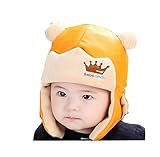 秋冬 赤ちゃん 子供 韓国風格 防寒 防風 暖かい 可愛い ニット帽子 雷鋒キャップ ベレー帽子 ハット 2-3歳 頭囲約46－52cm（イエロー）