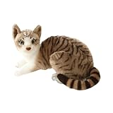 Hyack 猫 ぬいぐるみ 本物そっくり リアル ネコ 猫のぬいぐるみ 子猫 置物 可愛い (スタイル2) [並行輸入品]