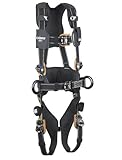3M DBI-SALA ExoFit NEX 1113315 Full Body Nomex/Kevlar Arc Flash Harness, PVC Coated Alum. Back/Side 