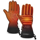 KEMIMOTO 電熱グローブ 冬 電熱グローブ バイクスキーグローブ 防寒グローブ ヒーター内蔵 PSE認証済 3段階温度調節