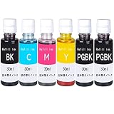 詰め替えインクキャノン CANON補充用インクボトルBC-310/311 BC-340/341 BC-345/346 BC-360/361 BC-90/91+BC-70/71シリーズ対応PGBKx2/BK/C/M/Y5色(合計6本) 各30ml 器具付 3年保証