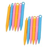 Totority 12個 磁気製図板ペン ツール スティック ボードペン スタイラス ベビーペン 傷 スレート 絵ペン 磁気ペン 子 道具 