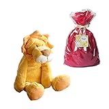 メモリアルギフト 洗えるぬいぐるみ ミンクプラッシュ ライオン 通常子供ラッピング