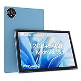 【Android15 タブレット 10.1インチ wi-fi 6+BT5.0モデル】12GB+64GB+1TB TF拡張 1280*800 