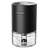 CYIBED 除湿機 水タンク 除湿器 静音 小型軽量 部屋干し カビ防止 七色LEDライト ワンタッチ操作 自動停止機能付き 梅雨対策 衣