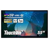 TouchWo 55インチインタラクティブタッチスクリーンモニター、Android 12 4G+64GオールインワンタッチパネルPC、スマートボード