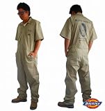 【Dickies】ディッキーズ 半袖 つなぎ ツナギ カスタム カバーオール ｢HAND」西海岸系