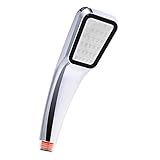 正方形ハンドヘルドヘッドのみRainshower 300穴1.5 GPM Rainfall軽量Ionic水セーバーシングル機能雨ジェットスプレーユニバーサル標準ポリッシュクロームRainhead蛇口付