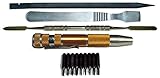 Gaming Tool Kit w/ Spudger Pry Tools & 9 Tip Micro Screwdriver Self Storing Bits, Torx: T4 T5 T6 T8,