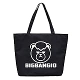 韓流グッズ 可愛 ファッション VIP hiphop BIGBANG ビッグバン MADE GD TOP SOL VI D-LITE バッグ ハンドバッグ (ブラック(VI))