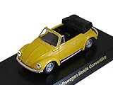 京商 1/64 フォルクスワーゲン ミニカーコレクション ビートル コンバーチブル 黄色