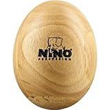 Nino Percussion NINO564 Large Wood Egg Shaker, Natural Finish おもちゃ [並行輸入品]